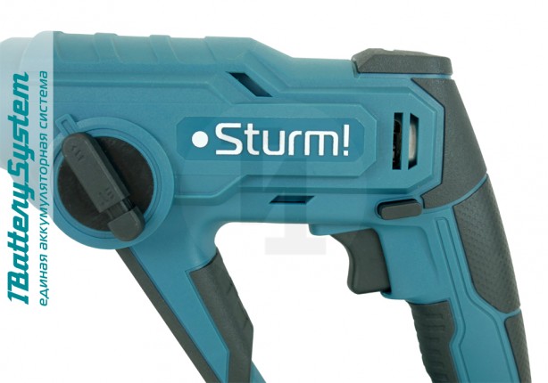 Аккумуляторный перфоратор Sturm! CRH1812 1BatterySystem 