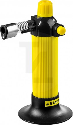 Газовая горелка STAYER "MASTER", с пьезоподжигом, регулировка пламени, 1000С 55570