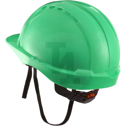 Каска строительная с храповым механизмом, зеленая C544013