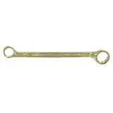 Ключ накидной, 24 х 27 мм, желтый цинк, Сибртех