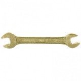 Ключ рожковый, 12 х 13 мм, желтый цинк, Сибртех