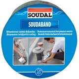 Кровельная лента 10см x 10м "Soudaband" коричневый/RAL8017 Soudal