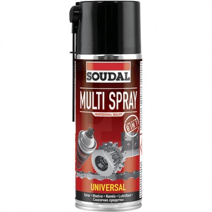 Многофункциональная смазка "Multi Spray" 400мл Soudal 134155