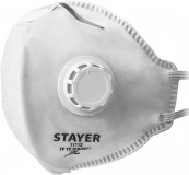 Плоская полумаска фильтрующая STAYER FV-80 FFP1 с клапаном