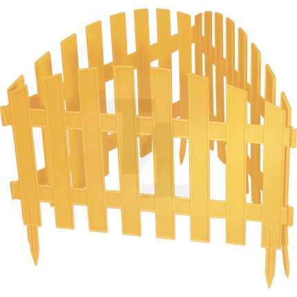 Забор декоративный "Винтаж" 28 x 300 см, желтый Россия Palisad 65010