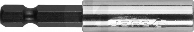 Адаптер ЗУБР "МАСТЕР" комбинированный магнитный для бит, 60мм 26711-60
