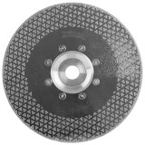 Алмазный диск для резки и шлифовки мрамора M/F 125мм Messer
