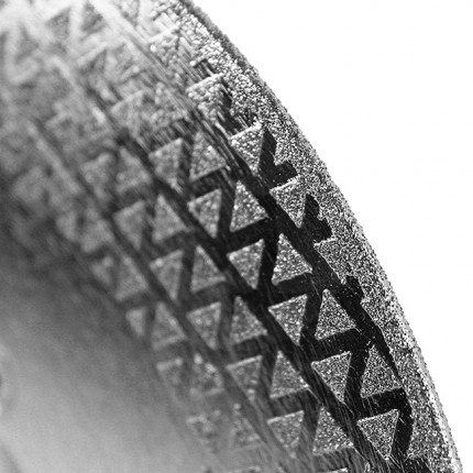 Алмазный диск для резки и шлифовки мрамора M/F 125мм Messer 01-44-125