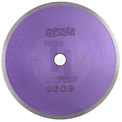 Алмазный диск G/L сплошная кромка 125мм Messer 01-22-125