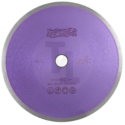 Алмазный диск G/L сплошная кромка 180мм Messer 01-22-180
