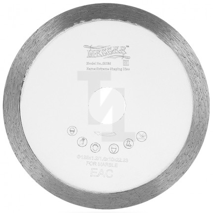 Алмазный диск со сплошной кромкой M/X 125мм по мрамору Messer 01-30-125