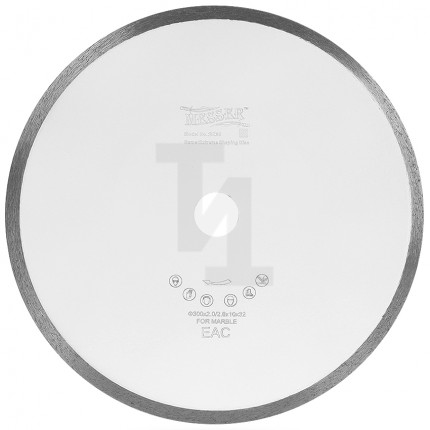 Алмазный диск со сплошной кромкой M/X 300мм по мрамору Messer 01-30-300