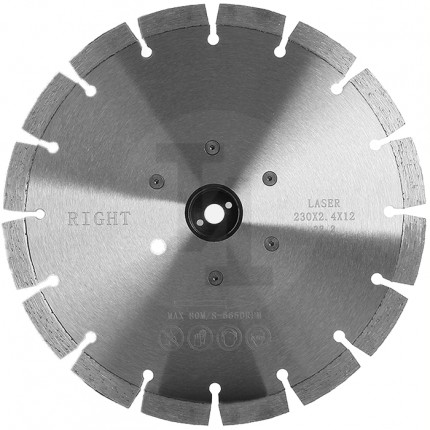 Алмазный сегментный диск Cut-n-Break 230мм по бетону правый Messer 01-15-235