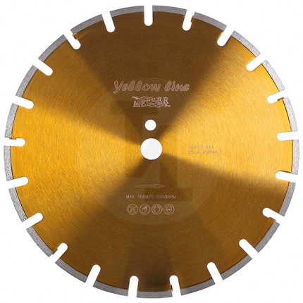 Алмазный сегментный диск YL Asphalt 350мм Messer 01-12-351
