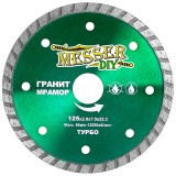 Алмазный турбо диск DIY 125мм по граниту и мрамору Messer
