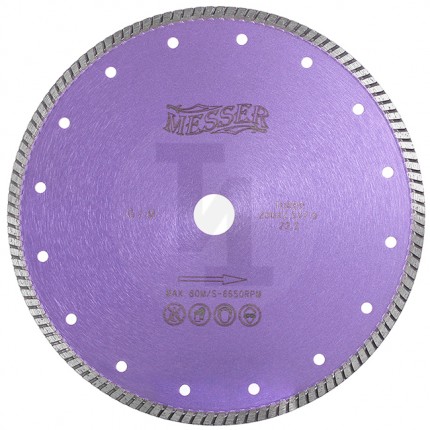 Алмазный турбо диск G/M 125мм Messer 01-33-125