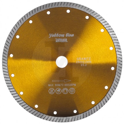 Алмазный турбо диск Yellow Line Granite 125мм Messer 01-35-125