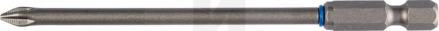 Бита ЗУБР "ЭКСПЕРТ" торсионная кованая, обточенная, хромомолибденовая сталь, тип хвостовика E 1/4", PH1, 100мм, 1шт 26011-1-100-1