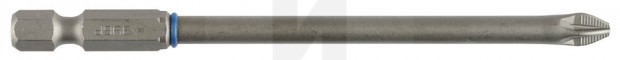 Бита ЗУБР "ЭКСПЕРТ" торсионная кованая, обточенная, хромомолибденовая сталь, тип хвостовика E 1/4", PZ2, 100мм, 1шт 26013-2-100-1