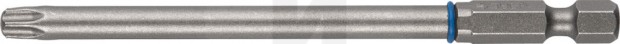 Бита ЗУБР "ЭКСПЕРТ" торсионная кованая, обточенная, хромомолибденовая сталь, тип хвостовика E 1/4", T30, 100мм, 1шт 26015-30-100-1