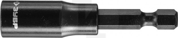 Бита ЗУБР "ПРОФИ" с торцовой головкой, удлиненная, хвостовик E 1/4", 8мм, 1шт 26377-08