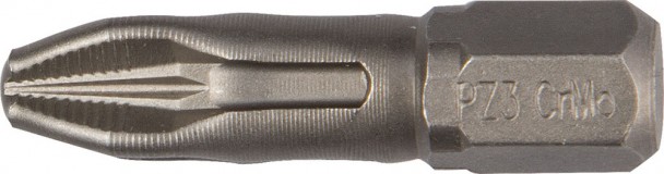 Биты "X-DRIVE" торсионные кованые, обточенные, KRAFTOOL 26121-2-25-2, Cr-Mo сталь, тип хвостовика C 1/4", PH2, 25мм, 2шт