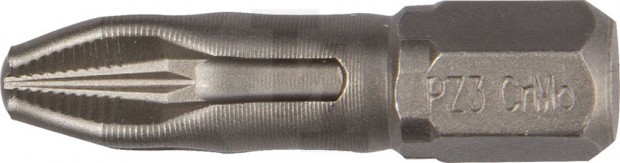 Биты "X-DRIVE" торсионные кованые, обточенные, KRAFTOOL 26121-2-25-2, Cr-Mo сталь, тип хвостовика C 1/4", PH2, 25мм, 2шт 26121-2-25-2
