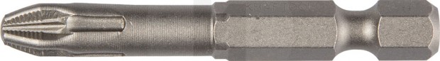 Биты "X-DRIVE" торсионные кованые, обточенные, KRAFTOOL 26123-2-50-2, Cr-Mo сталь, тип хвостовика E 1/4", PZ2, 50мм, 2шт 26123-2-50-2