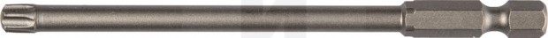 Биты "X-DRIVE" торсионные кованые, обточенные, KRAFTOOL 26125-30-100-1, Cr-Mo сталь, тип хвостовика E 1/4", Т30, 100мм, 1шт 26125-30-100-1