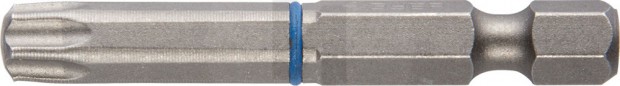 Биты ЗУБР "ЭКСПЕРТ" торсионные кованые, обточенные, хромомолибденовая сталь, тип хвостовика E 1/4", T40, 50мм, 2шт 26015-40-50-2