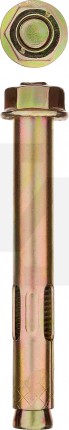 Болт анкерный с гайкой, 10 x 77 мм, 40 шт, желтопассивированный, ЗУБР Профессионал 302342-10-077