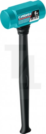 Цельностальная кувалда с удлинённой рукояткой СИБИН 6 кг 600 мм 20132-6