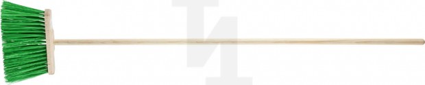 Щетка-метла GRINDA "EURO" с рукояткой, жесткая пластиковая щетина 39270