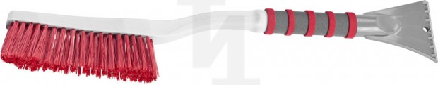 Щетка-сметка автомобильная ЗУБР "МАСТЕР" для снега, со скребком, 610мм 61064-061
