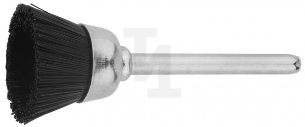 Щетка ЗУБР нейлоновая кистевая на шпильке, d 12,0x3,2мм, L 42,0мм, 1шт 35930