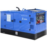 Двухпостовой дизельный сварочный генератор DUAL DGW 28/600EDS-A (28 кВт) в кожухе TSS