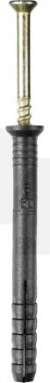 Дюбель-гвоздь полипропиленовый, потайный бортик, 6 x 60 мм, 100 шт, STAYER 30645-06-060