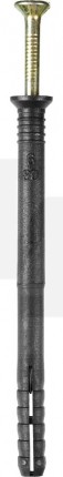 Дюбель-гвоздь полипропиленовый, потайный бортик, 6 x 80 мм, 1000 шт, STAYER 30640-06-080