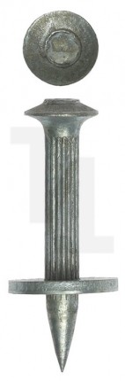 Дюбель гвоздевой оцинкованный, с насаженной шайбой, 30 х 3.7 мм, 15 шт, ЗУБР 3063-37-30
