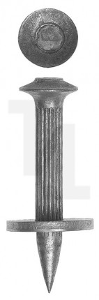 Дюбель гвоздевой оцинкованный, с насаженной шайбой, 40 х 4.5 мм, 10 шт, ЗУБР 3063-45-40