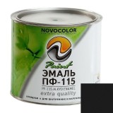 Эмаль ПФ-115 черная (1.9кг) Novocolor