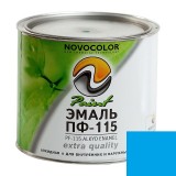 Эмаль ПФ-115 голубая (1.9кг) Novocolor