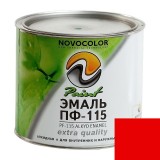 Эмаль ПФ-115 красная (1.9кг) Novocolor