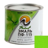 Эмаль ПФ-115 салатовая (1.9кг) Novocolor