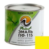 Эмаль ПФ-115 желтая (1.9кг) Novocolor