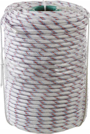 Фал плетёный полипропиленовый СИБИН 24-прядный с полипропиленовым сердечником, диаметр 10 мм, бухта 100 м, 700 кгс 50215-10