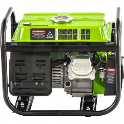 Генератор бензиновый БС-1200, 1 кВт, 230 В, 5,5 л, ручной стартер, Сибртех 94541