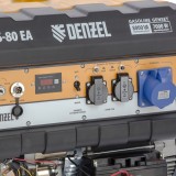 Генератор бензиновый PS 80 EA, 8,0 кВт 230В 25л электростартер Denzel