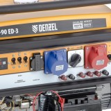 Генератор бензиновый PS 90 ED-3, 9,0кВт 230В/400В 25л электростартер Denzel