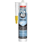 Гибридный клей-герметик "Fix All Crystal" прозрачный 290мл Soudal